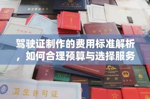 虎林驾驶证制作的费用标准解析，如何合理预算与选择服务