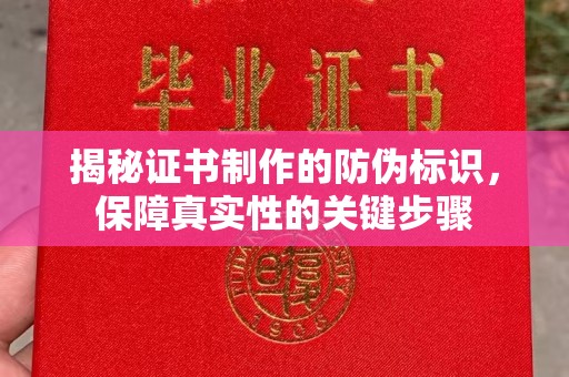 虎林揭秘证书制作的防伪标识，保障真实性的关键步骤